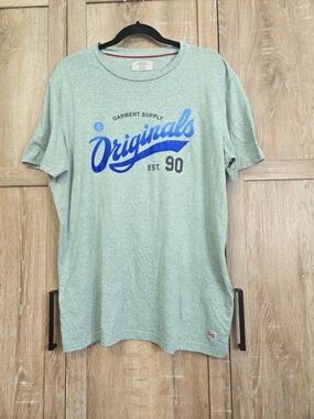 Jack & Jones Originals Men's Crewneck T-Shirt in Mint Green